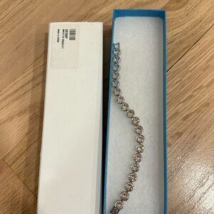 Touchstone crystal white ice bracelet new
